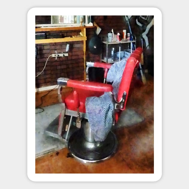 Red barber chair for sale hot sale